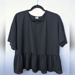 Aritzia Wilfred peplum blouse